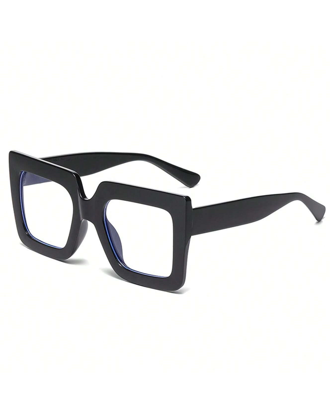 Monture carrée mate et légère — Style urbain polyvalent pour femme, protection anti-lumière bleue