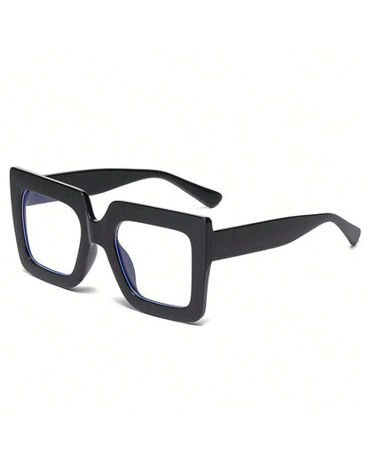 Monture carrée mate et légère — Style urbain polyvalent pour femme, protection anti-lumière bleue