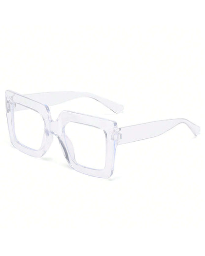 Monture carrée mate et légère — Style urbain polyvalent pour femme, protection anti-lumière bleue