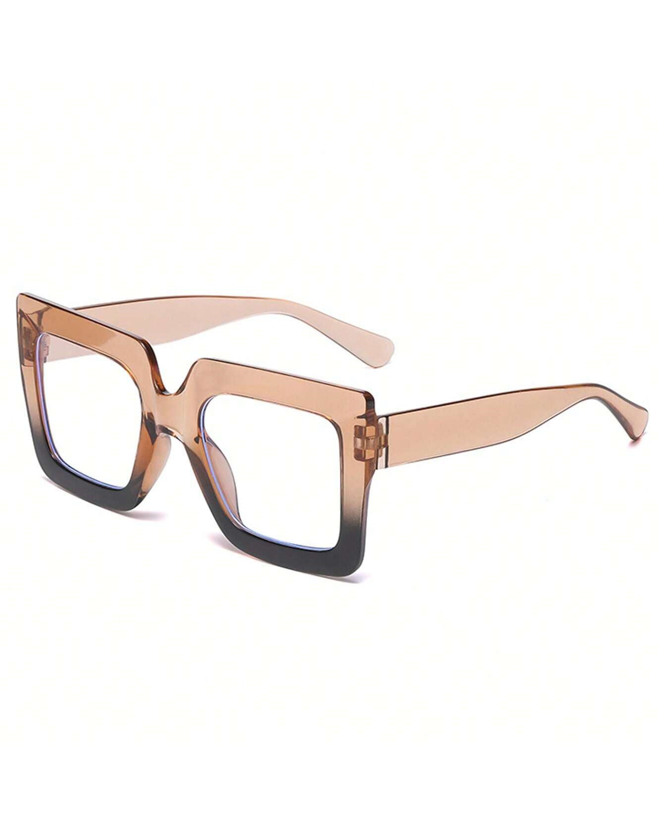 Monture carrée mate et légère — Style urbain polyvalent pour femme, protection anti-lumière bleue